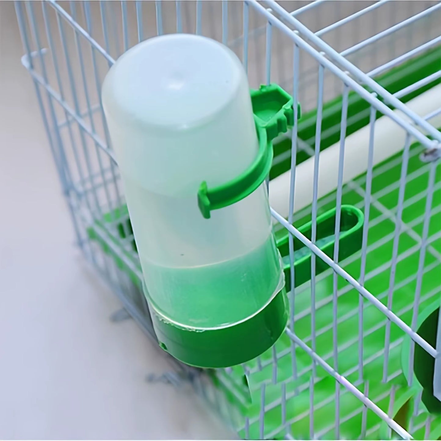 4PCS Automatic Bird Water Feeder for Cage Pet Parrot Budgie Lovebirds Cockatiel Automatic Bird Food Feeder